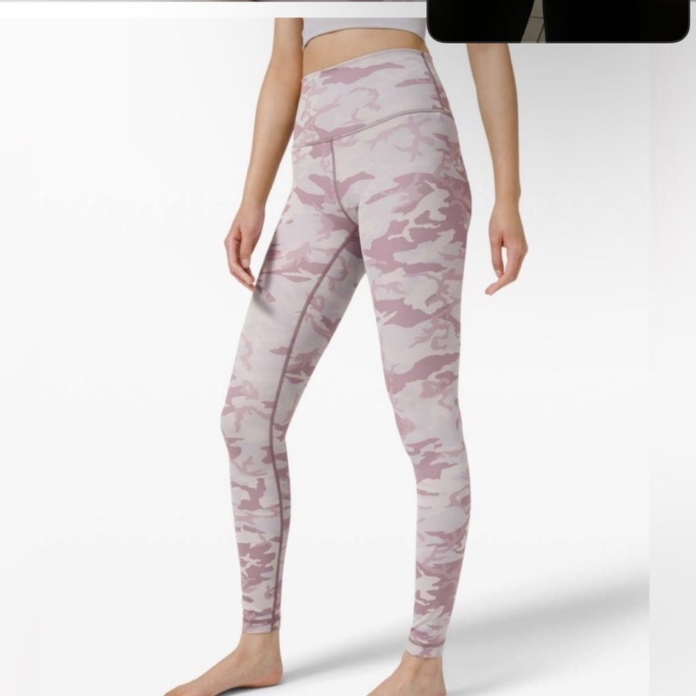 Lululemon wunder train camo leggings